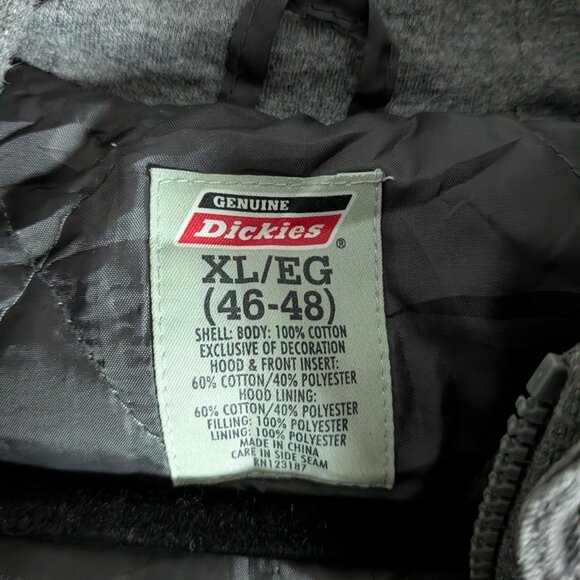 CANVAS Dickies hooded insulated work jacket - Picture 2 of 5